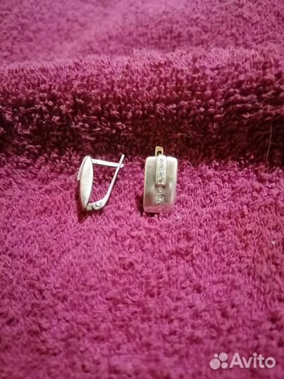 Серьги серебро 925