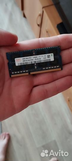 Оперативная память ddr3 для ноутбука 4гига