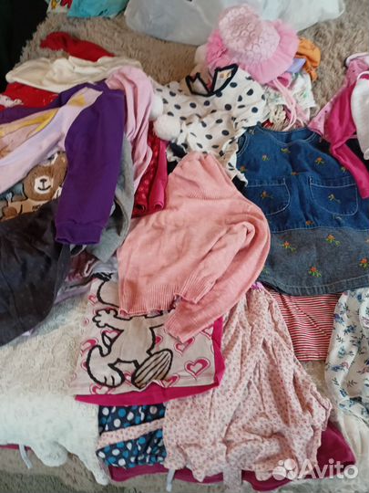 Детские вещи пакетом для девочек 86 92 бесплатно
