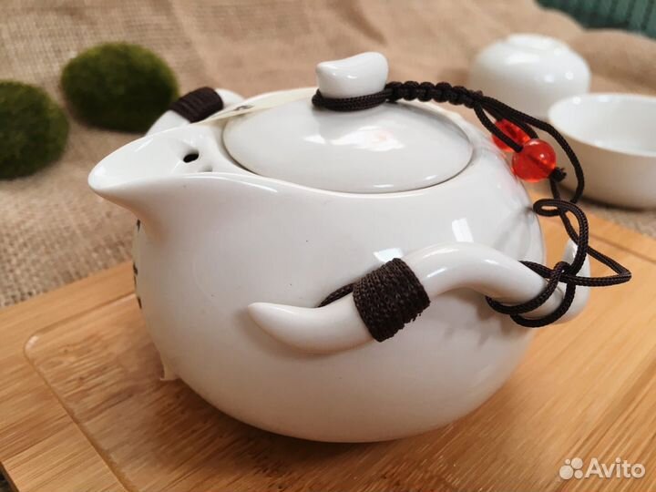 Чайный набор Total White в дорожной сумке