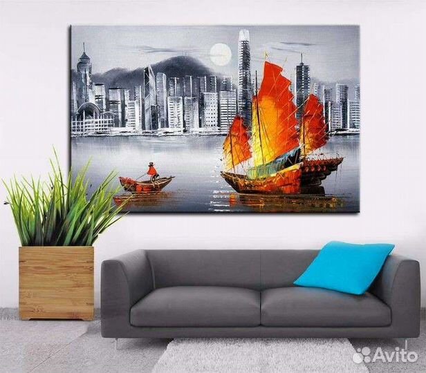 Интерьерные картины онлайн примерка