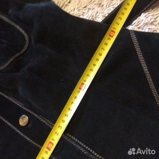 Пальто из натуральной замши