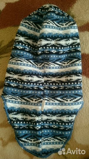 Шапка-шлем новая на объем гол.48-50 см демисезон