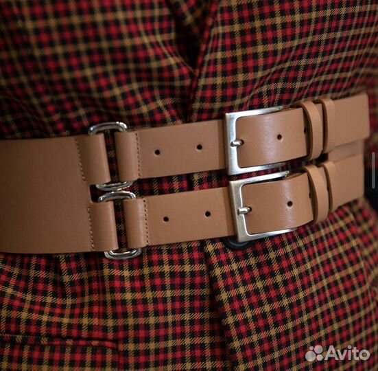Оригинальный Ремень с двумя пряжками SRB в цвете n