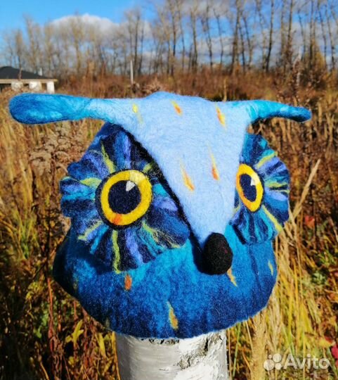 Шапки банные из натуральной шерсти