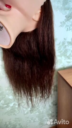 Голова манекен с натуральными волосами