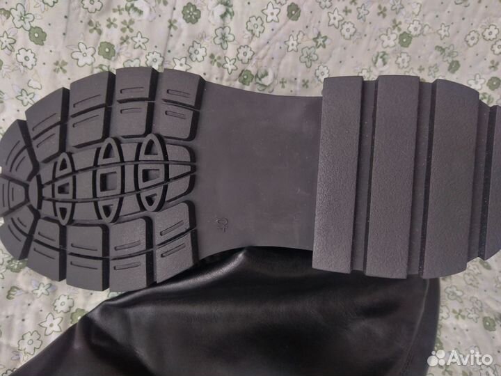 Сапоги женские осенние кожаные