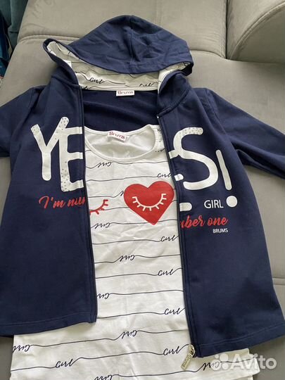 Кофта и футболка Brums