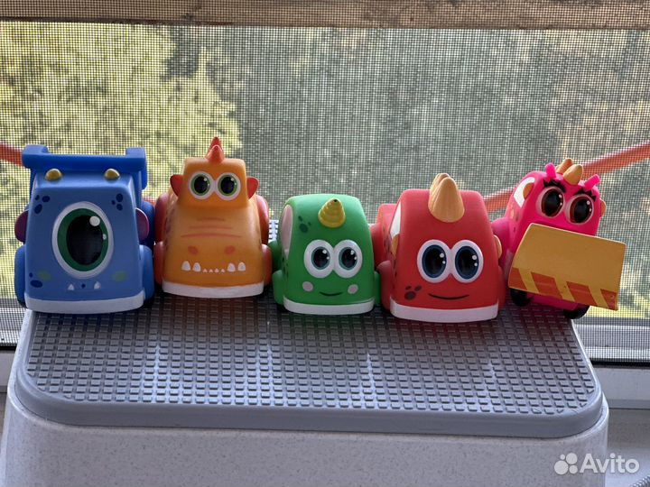 Игрушка для ванной Мокас набор из 5-ти героев