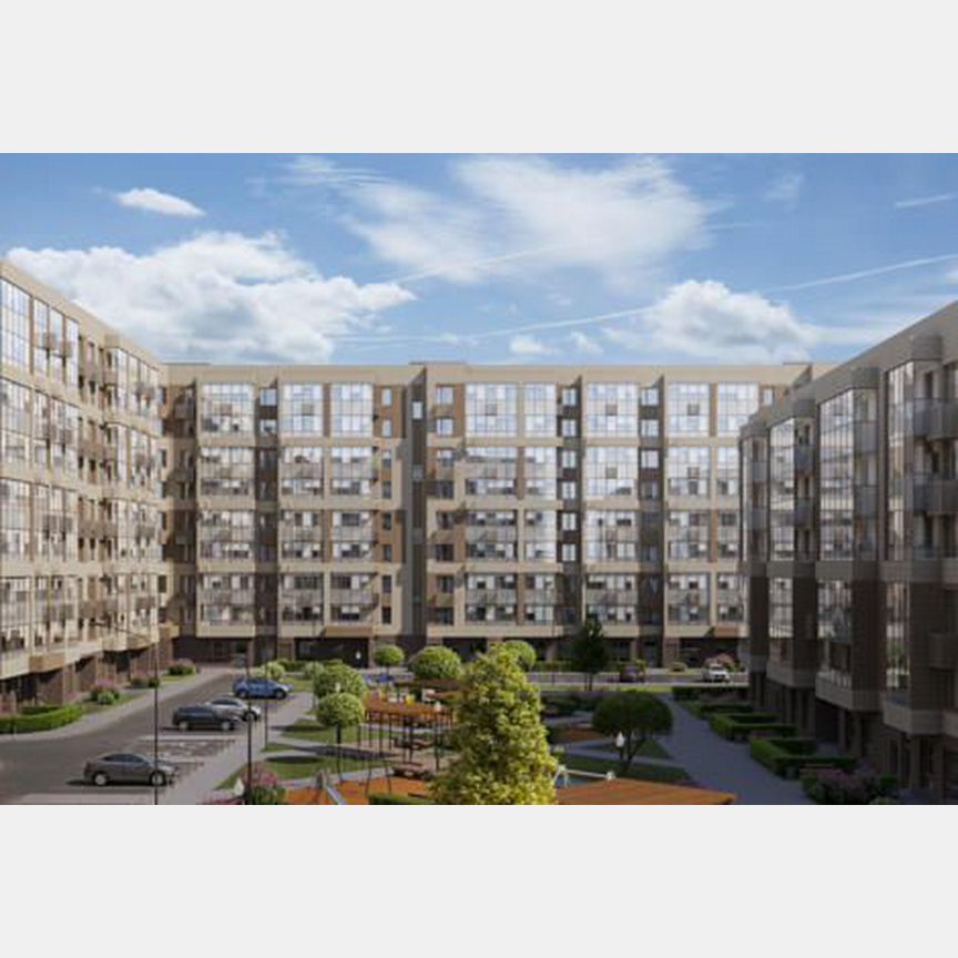 2-к. квартира, 63,5 м², 4/9 эт.