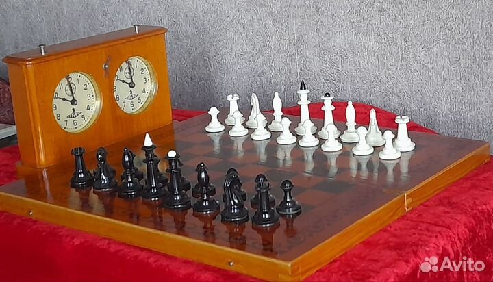 Шахматы карболитовые СССР 3 в 1