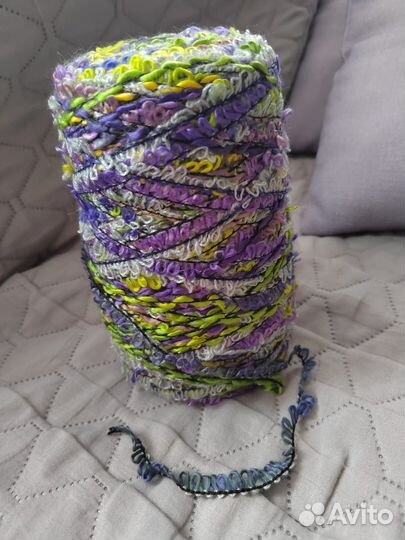 Кашемировая пряжа букле