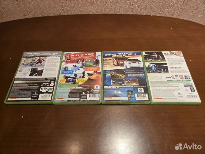 Комплект из 4 игр для Xbox 360