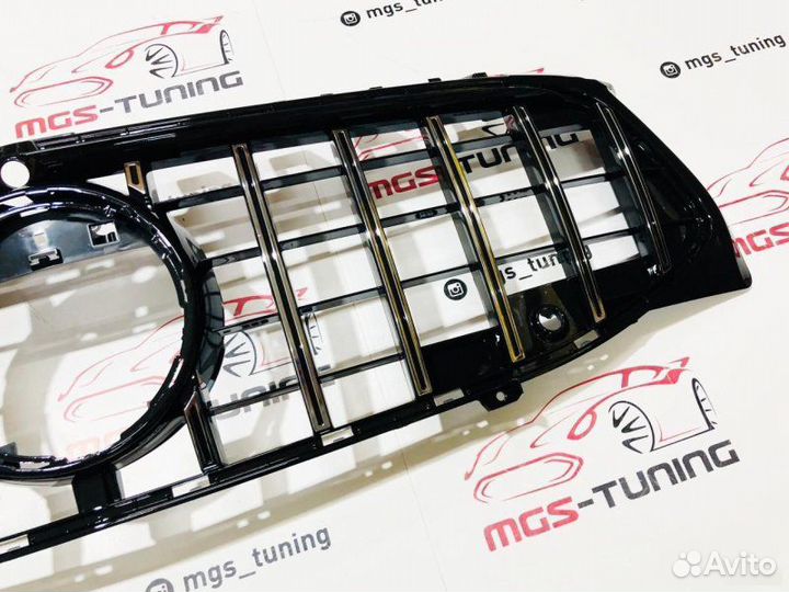 Решетка радиатора Mercedes CLA c118 GT Chrome П/К