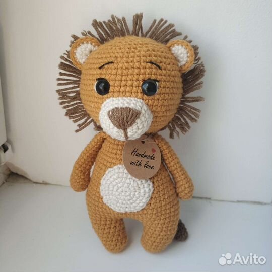Мягкая игрушка львенок
