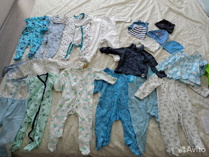 Детские вещи пакетом на мальчика 74, 80, 86