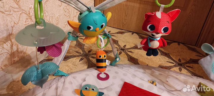 Развивающий коврик tiny love солнечная полянка