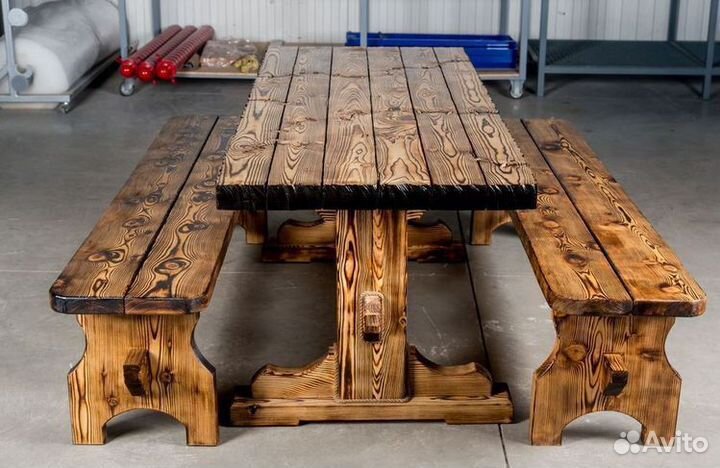 Садовая мебель из массива сосны