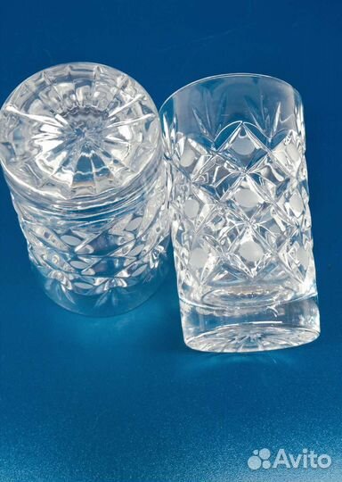 Хрустальные стопки рюмки СССР 2 штуки