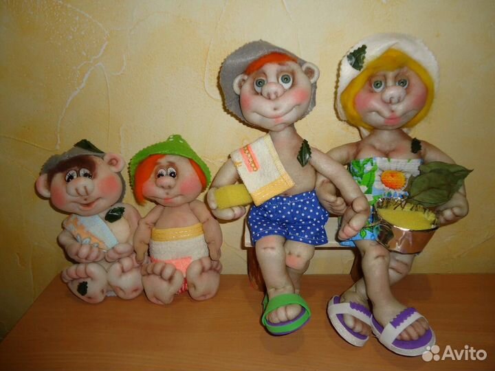 Текстильная интерьерная кукла