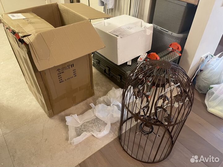 Винтажный железный подвесной светильник