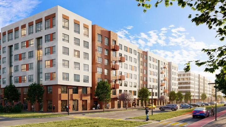 2-к. квартира, 64,8 м², 1/7 эт.