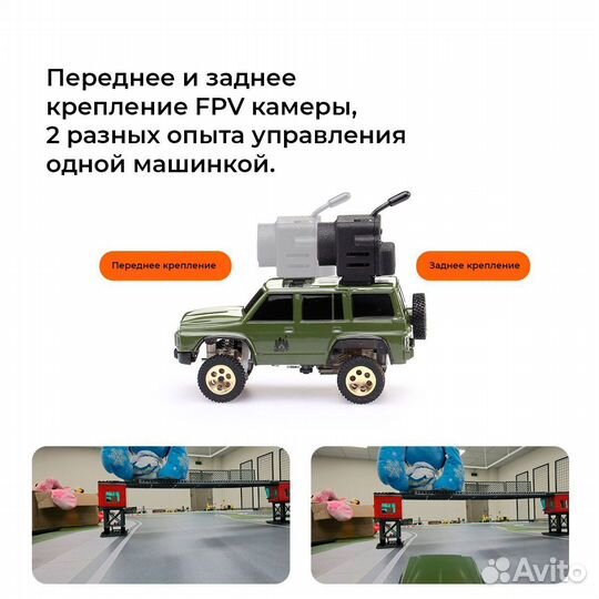 Машинка на радиоуправлении с очками