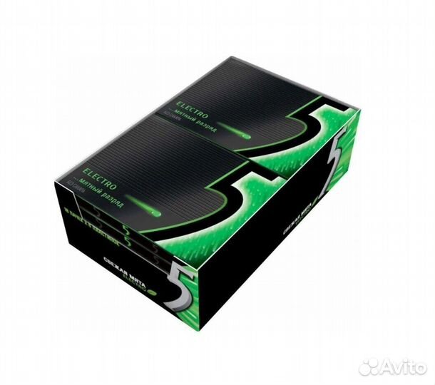 Жевательная резинка Five 5 Elektr Без сахара (опт)