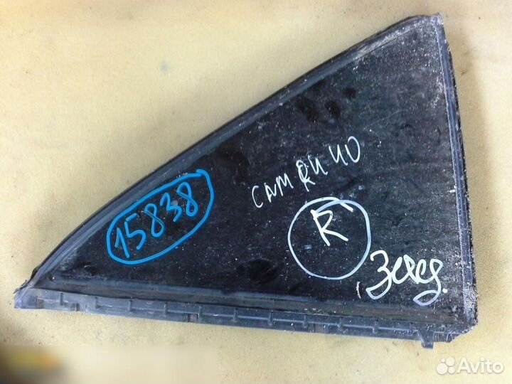 Стекло двери задней правой Toyota Camry V40 2006-2