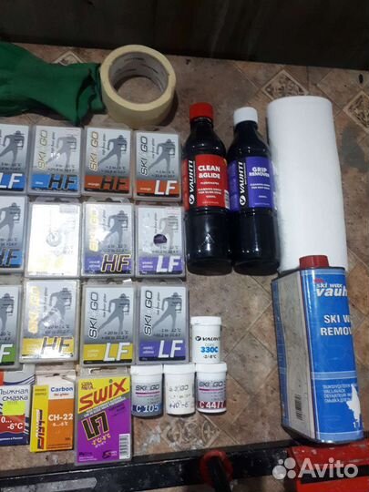 Подготовка беговых и горных лыж/ Услуги сервисмена