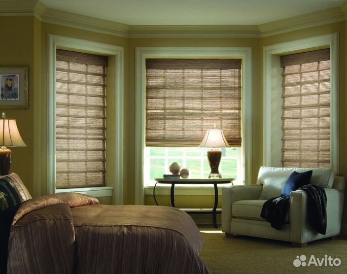 Римские шторы с установкой 