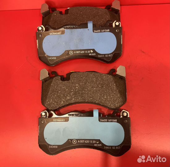 Колодки тормозные Mercedes W166 GL 63 AMG передние