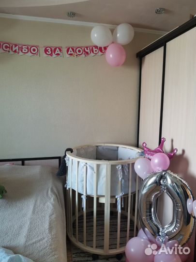 Кроватка трансформер для новорожденных