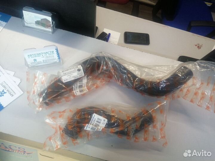 Патрубки радиатора без кондиционера Lanos