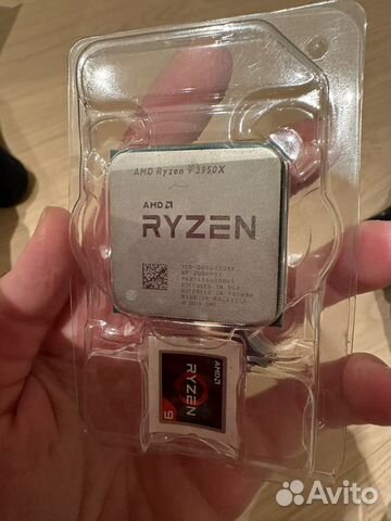 Процессор amd ryzen 9 3950x новый