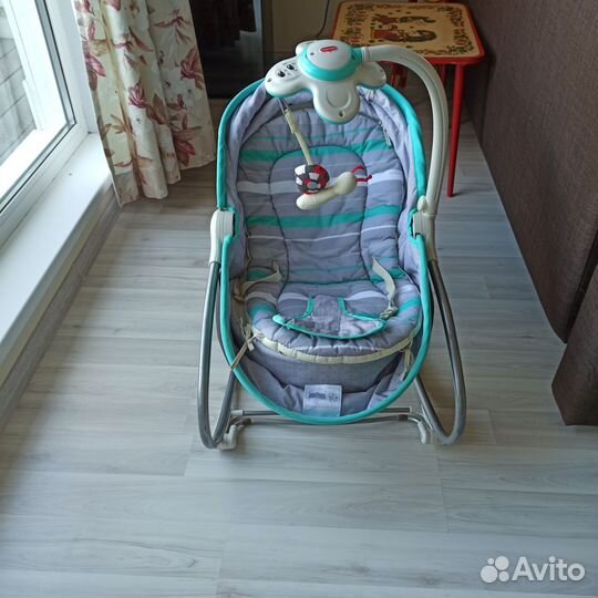 Люлька баунсер шезлонг tiny love