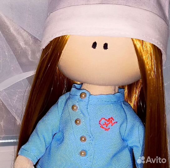 Текстильная кукла ручной работы