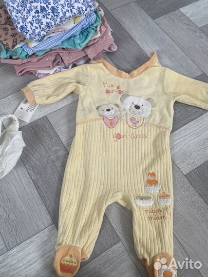 Вещи пакетом для девочки 56 62