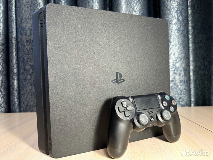 Sony PlayStation 4 Slim Black (1Tb) Б\У