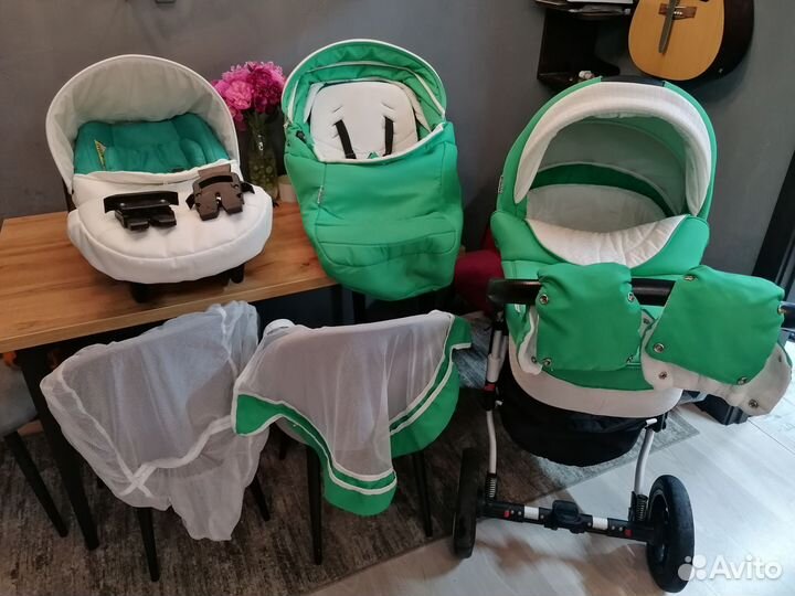 Коляска adamex gloria 3 в 1