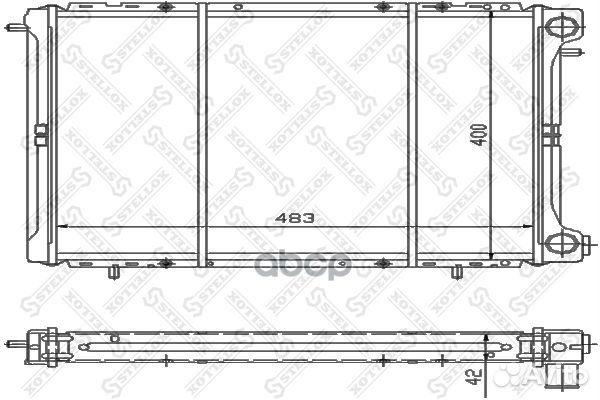 10-25232-SX радиатор системы охлаждения Renaul