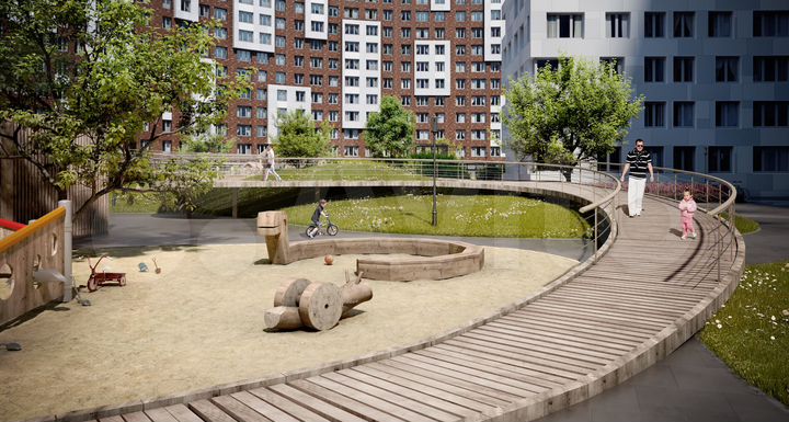 1-к. квартира, 35,7 м², 12/22 эт.