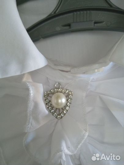 Школьная блузка Карамелли 134-140