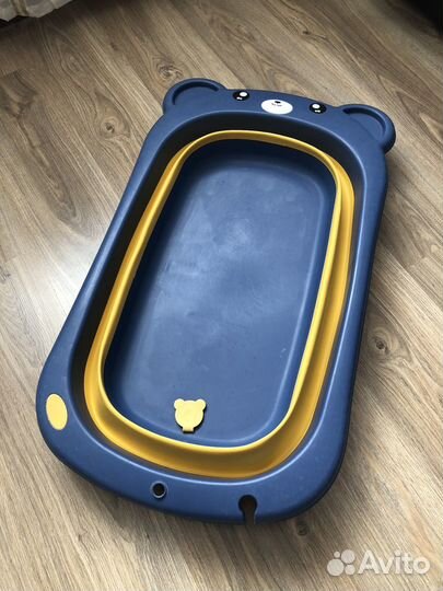 Ванночка для купания складная с матрасиком