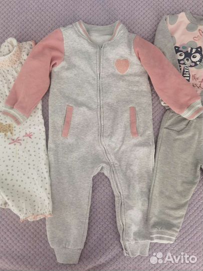 Вещи пакетом на девочку 86 размер (1-2 года)
