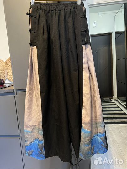 Штаны широкие (под хаори)