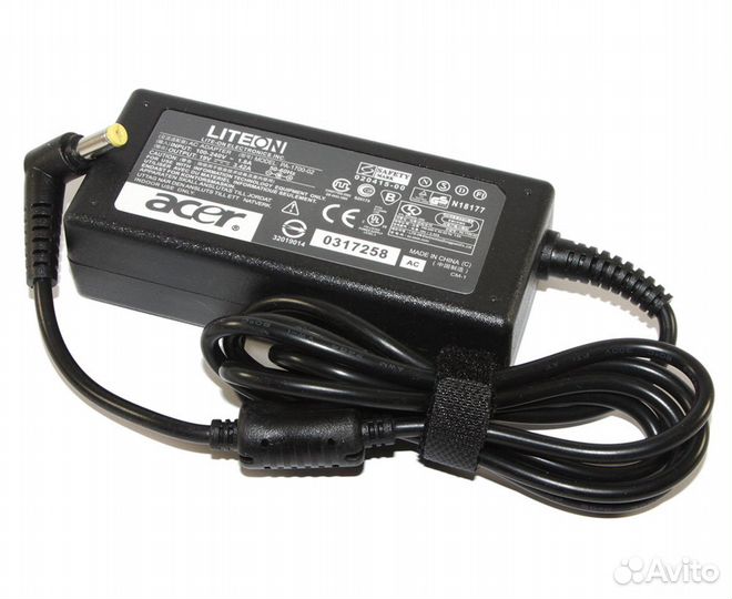 Блок питания Acer 19V 3.42A 65W, новый, гарантия