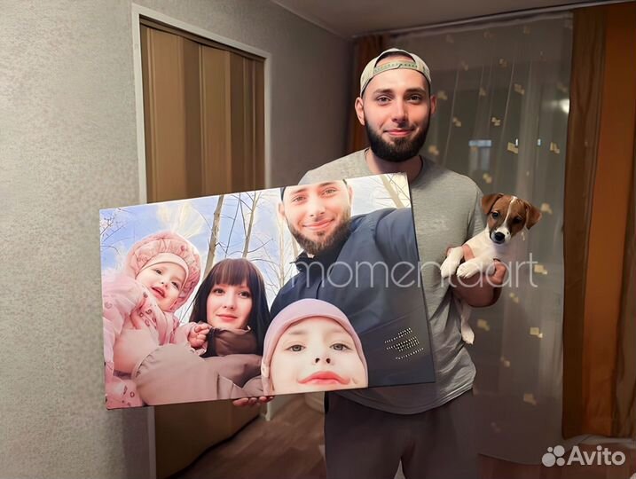 Портрет на холсте по фотографи