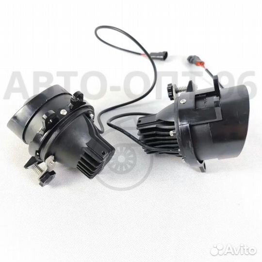 Противотуманки Bi-Led линзы Toyota белый свет