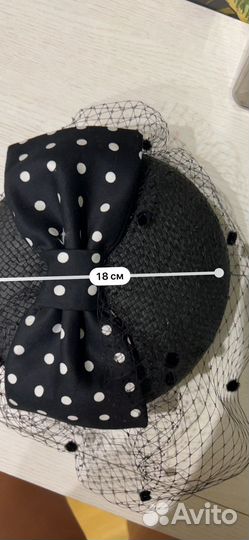 Шляпка женская с вуалью